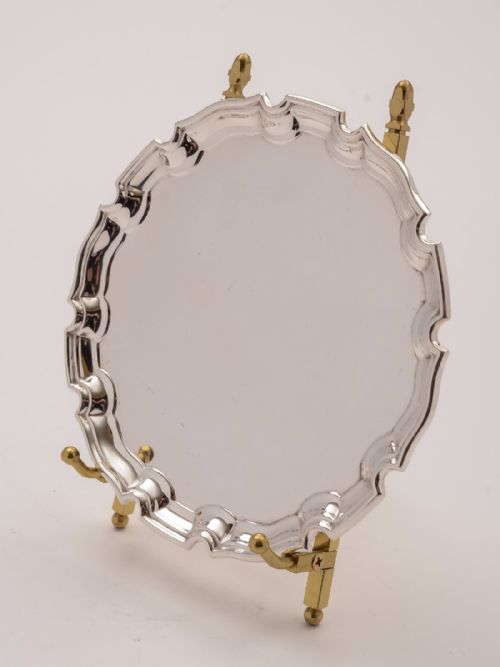 Silver Card Salver London 1937