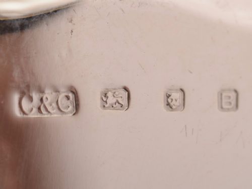 Silver Card Salver London 1937