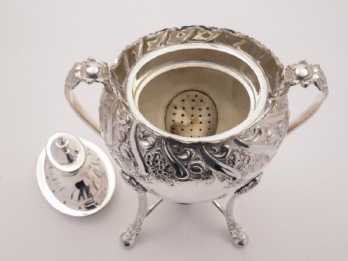Victorian Silver Plated Tea Urn Circa 1880