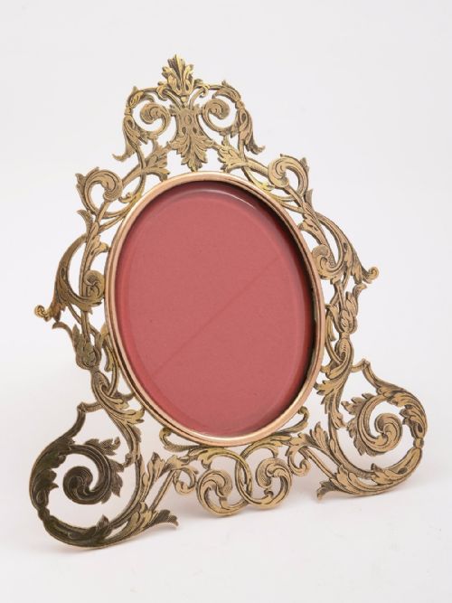 Victorian Brass Photo Frame Circa 1880
