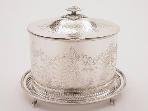 Victorian Oval Biscuit/Cookie Box Circa 1880