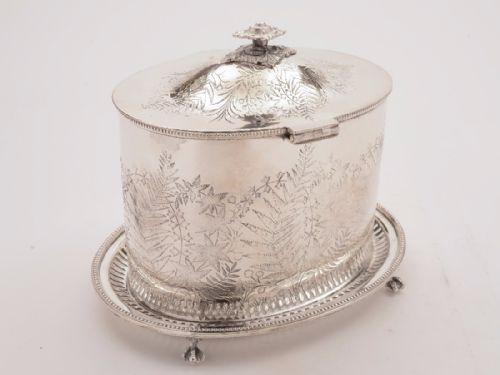 Victorian Oval Biscuit/Cookie Box Circa 1880
