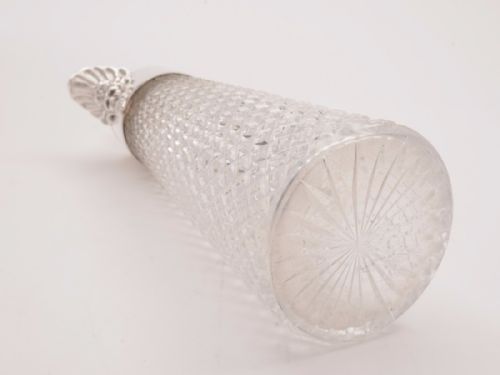 Victorian Cut Glass Claret Jug Circa 1890