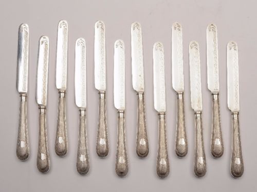 Victorian 24 Piece Dessert Set Circa 1880