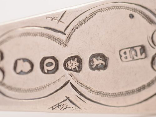 Pair of Georgian Silver Berry Spoons London 1811