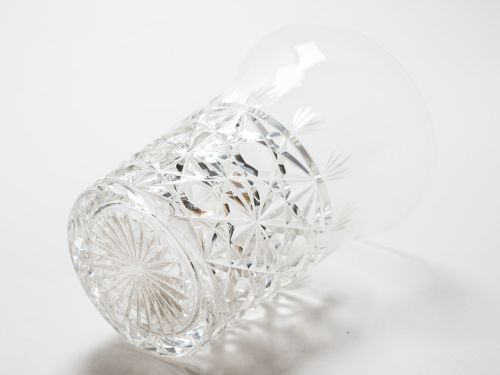 Set of 8 Edwardian Glass Tumblers Circa 1905