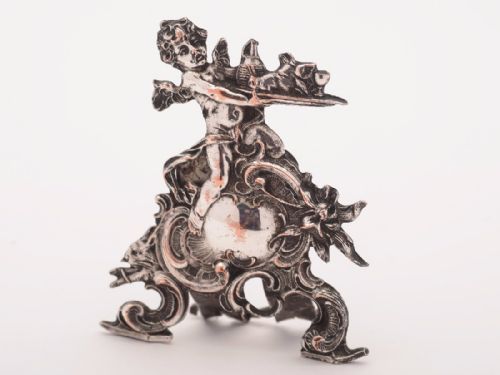 Victorian Silver Plated Menu Holder Circa 1860