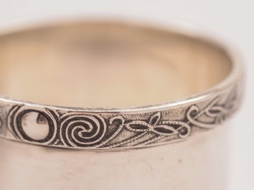 Pair of Silver Napkin Rings Birmginham 1939