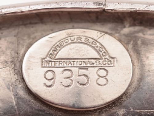 American Large Silver Plated Flower Vase Circa 1920