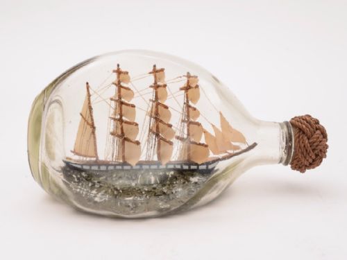 Ship in Bottle Circa 1900