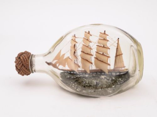 Ship in Bottle Circa 1900