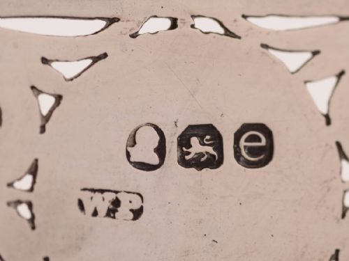 Two Matched Georgian Silver Topped Trinket Boxes