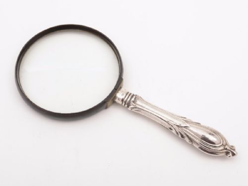 19th Century Silver Handled Magnifying Glass