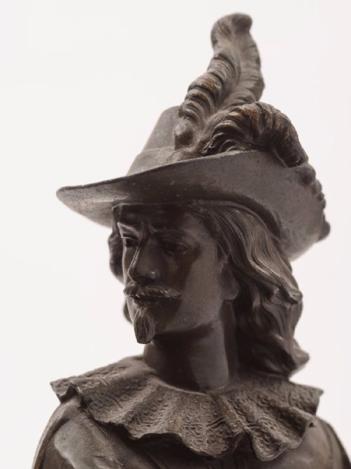 Large Pair of French Spelter Figures Circa 1890