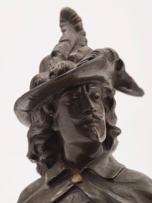 Large Pair of French Spelter Figures Circa 1890