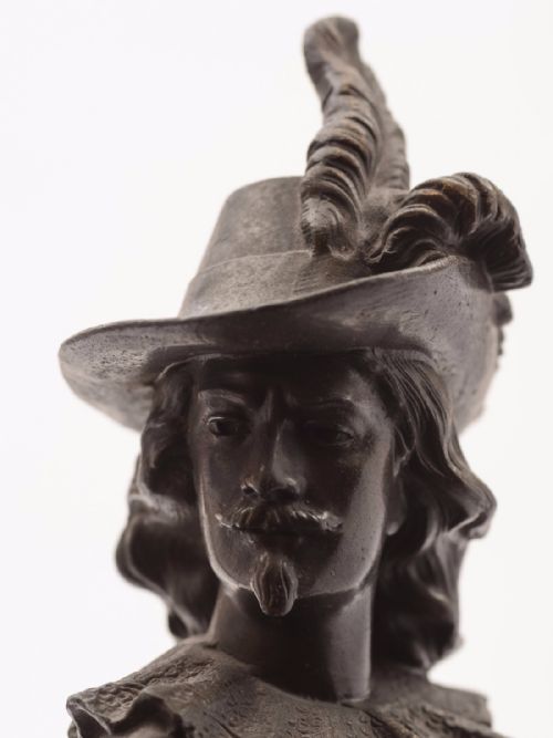 Large Pair of French Spelter Figures Circa 1890