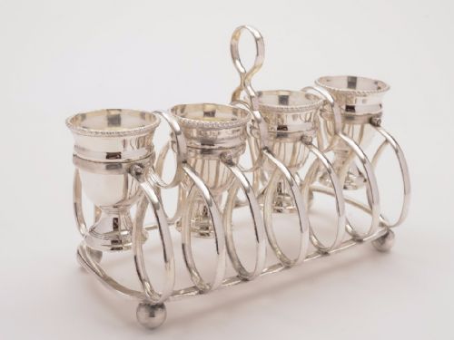 Asprey Silver Plated Ships Cruet Circa 1910