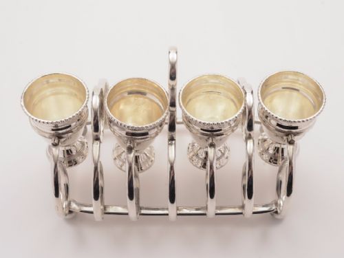 Asprey Silver Plated Ships Cruet Circa 1910