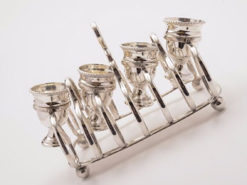 Asprey Silver Plated Ships Cruet Circa 1910