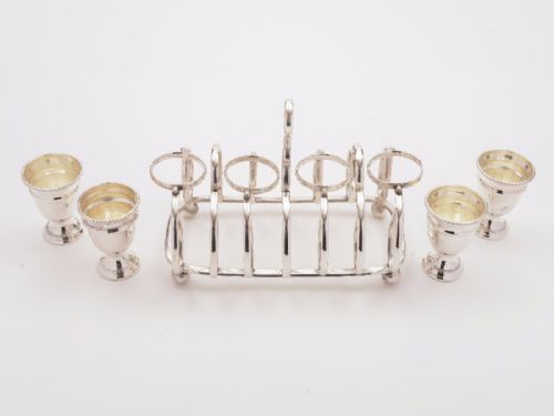 Asprey Silver Plated Ships Cruet Circa 1910