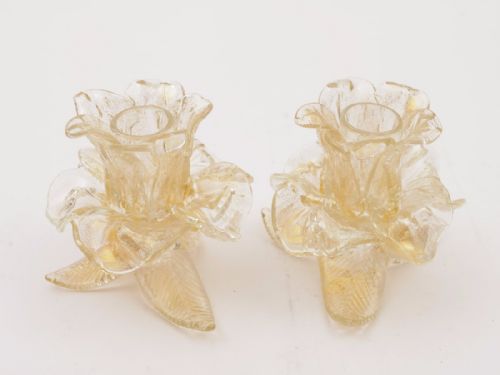 Pair of Venetian Candlesticks Circa 1920