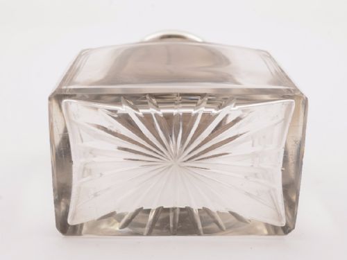 Victorian Silver Topped Tea Caddy London 1891