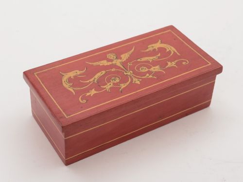 Inlaid Italian Sorrento Ware Photo Frame and Ring Box Circa 1905