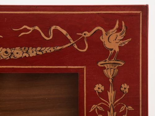 Inlaid Italian Sorrento Ware Photo Frame and Ring Box Circa 1905