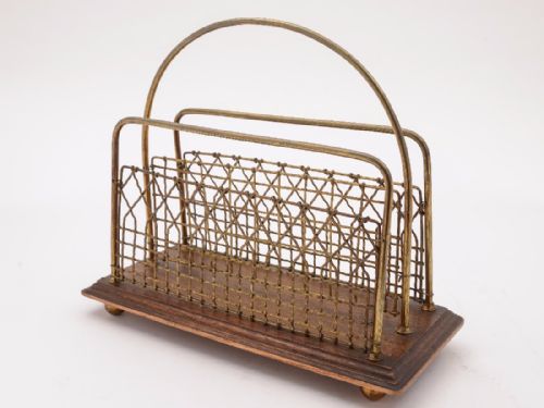 Edwardian Letter/Document Rack Circa 1905