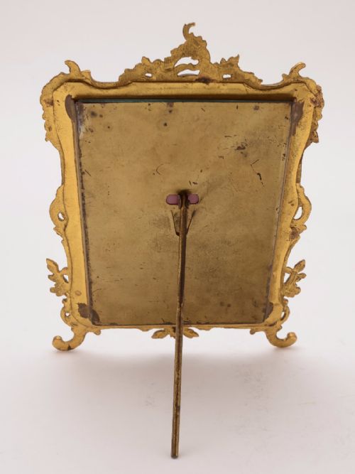French Gold Gilt Brass Photo Frame Circa 1900