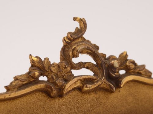 French Gold Gilt Brass Photo Frame Circa 1900