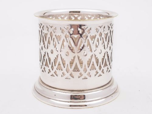 Christofle Silver Plated Bottle Coaster Circa 1920