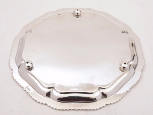 Victorian Silver Plated Salver Circa 1890