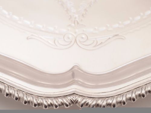 Victorian Silver Plated Salver Circa 1890