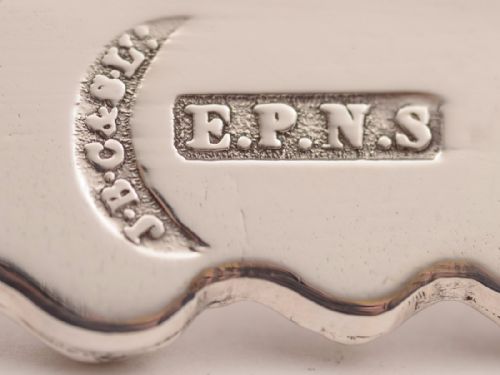 Victorian Silver Plated Salver Circa 1890