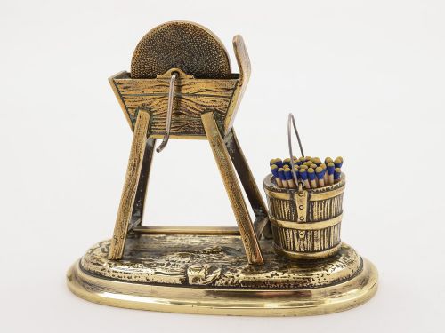 Victorian Novelty Brass Vesta Circa 1880