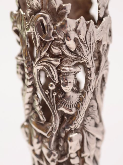 Large Victorian Silver Plated and Glass Centrepiece Circa 1880