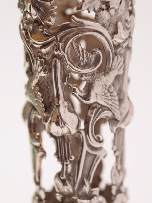 Large Victorian Silver Plated and Glass Centrepiece Circa 1880