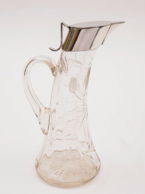 Arts & Crafts Glass Claret Jug Circa 1910
