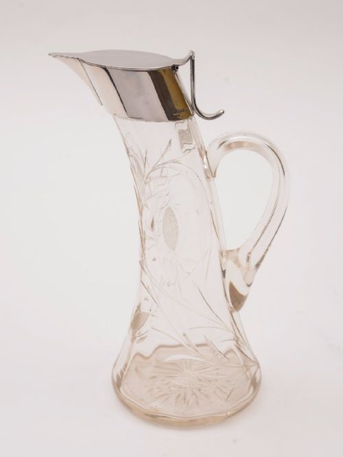 Arts & Crafts Glass Claret Jug Circa 1910