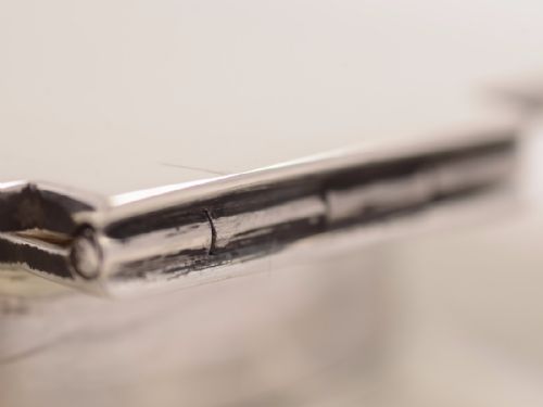 Scholars Silver Topped Ink Pot Birmingham 1937