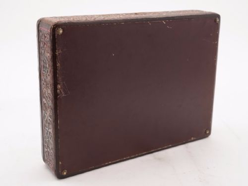 Edwardian Leather Jewellery Box Circa 1905