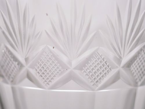 Set of 3 Cut Glass Bucket Rummers Circa 1825
