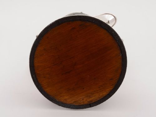 Oak and Silver Plated Water Jug / Pitcher