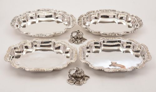 Pair of Victorian Entree Dishes Circa 1870