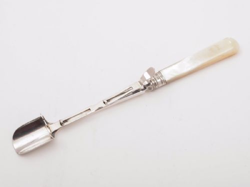 20th Century Silver Plated Stilton Scoop Sheffield 1921
