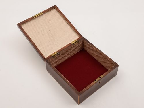 Victorian Mahogany Jewellery Box Circa 1880