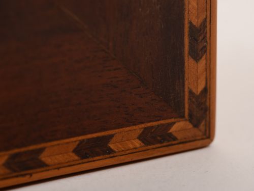 Victorian Mahogany Jewellery Box Circa 1880