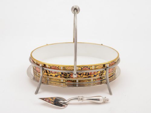 Victorian Copeland Spode China Butter Dish