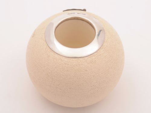 Silver & Pottery Match Striker Chester 1912